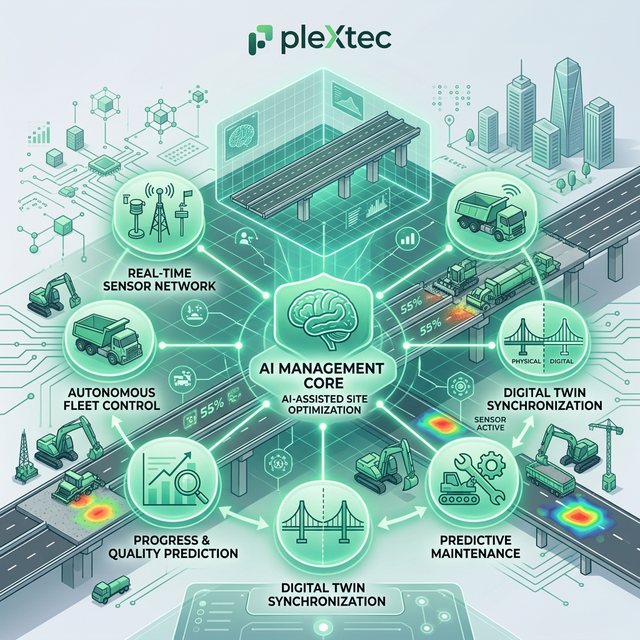 Die unsichtbare Bauleitung: Wie KI auf deutschen Großbaustellen den Takt angibt