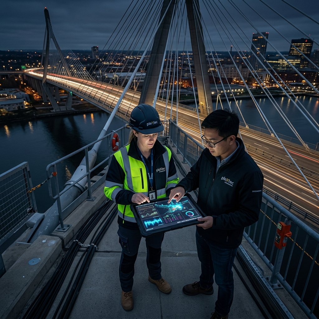 Tausend Sensoren, ein Algorithmus: Wie KI die A40-Rheinbrücke bewacht
